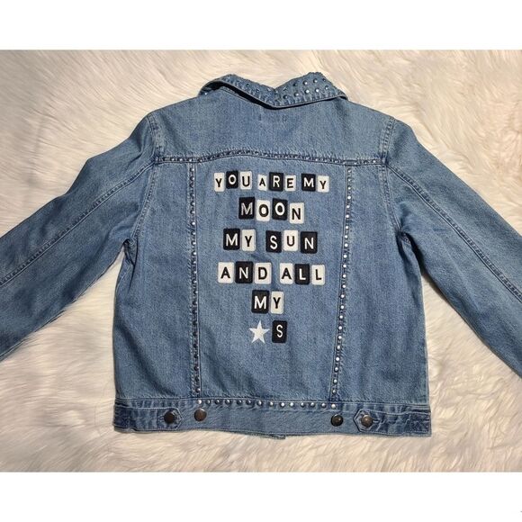 Samantha Sipos|You Are My Moon Denim Jacket, MEDIUM - Picture 7 of 14
